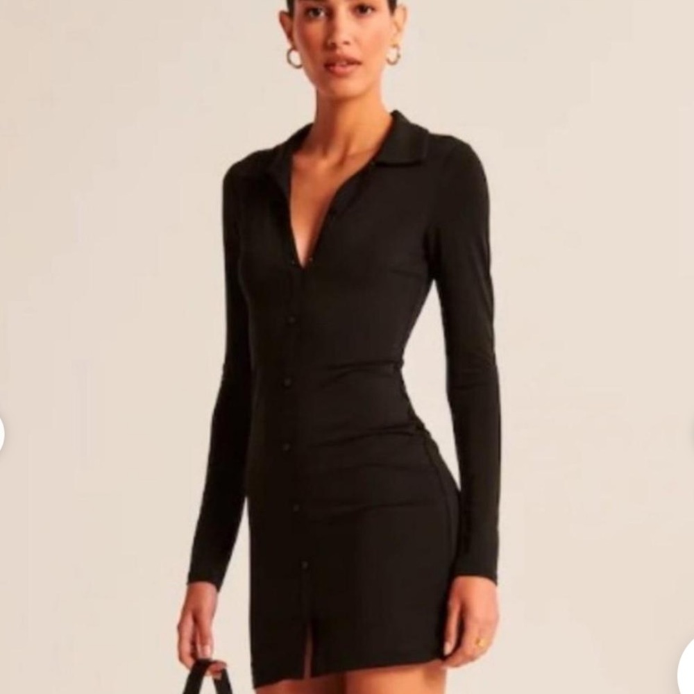 Abercrombie and fitch bodycon little black dress